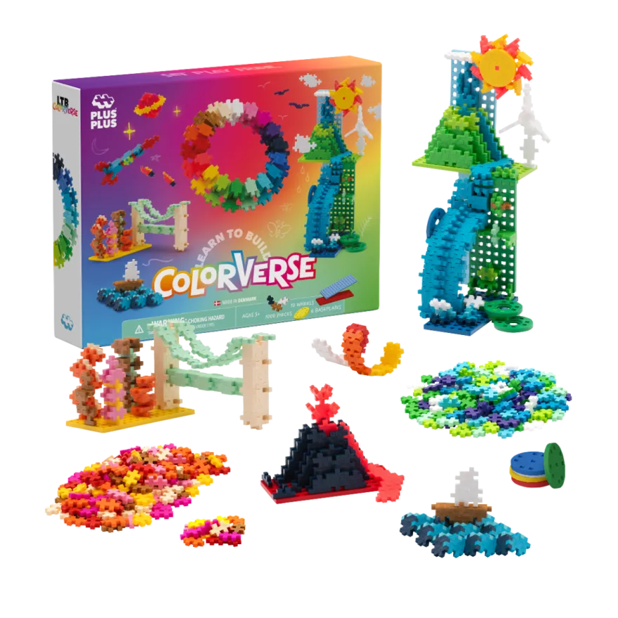 Plus-Plus – Inlärning, Bygg Colorverse, 1000 st.