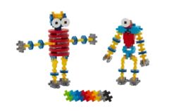 Plus-Plus - Inlärningspaket, Bygg robotar, 250 st.