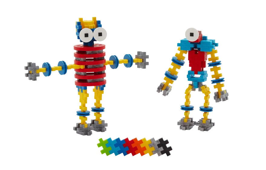 Plus-Plus - Inlärningspaket, Bygg robotar, 250 st.