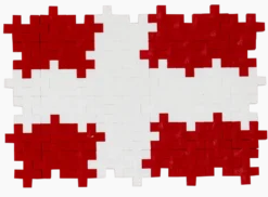 Plus-Plus - Inlärningspaket, Bygg flaggor, 700 st.