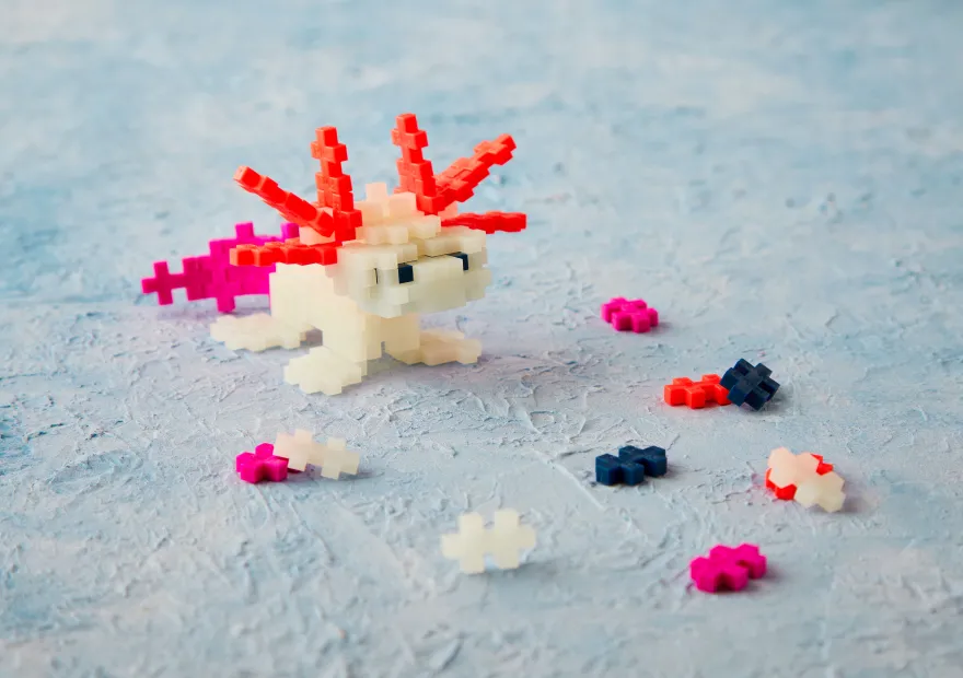 Plus-Plus i rör - Axolotl, 100 st.