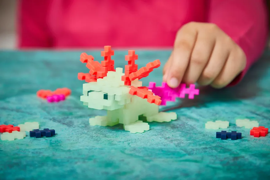 Plus-Plus i rör - Axolotl, 100 st.