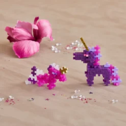 Plus-Plus i rör - Glitter-enhörning, 100 st.