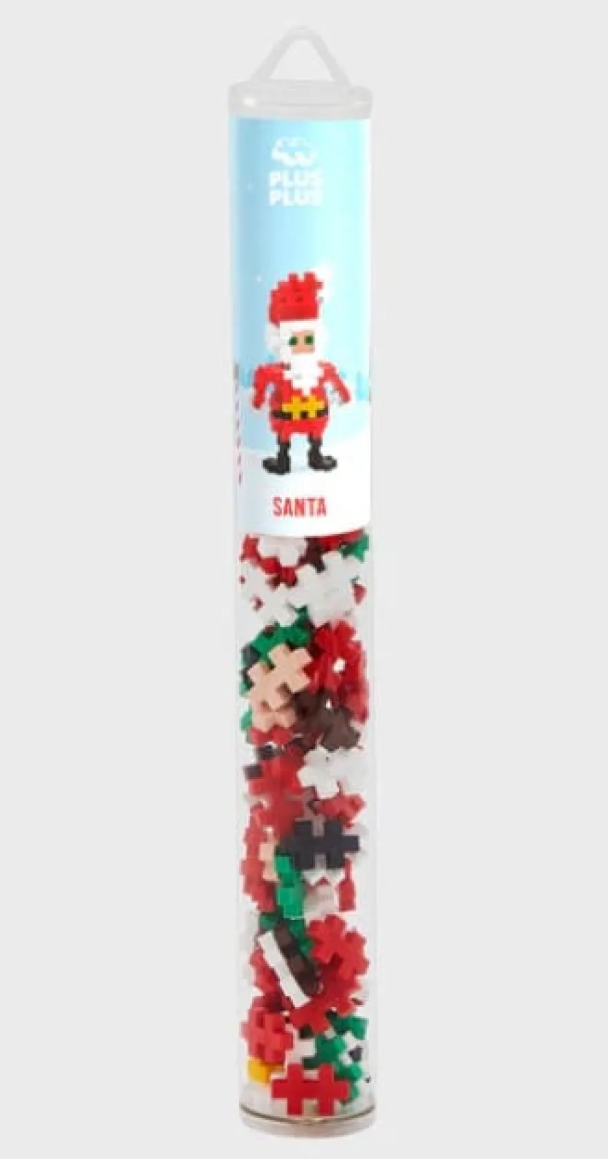 Plus-Plus i rör - Jultomte, 100 st.