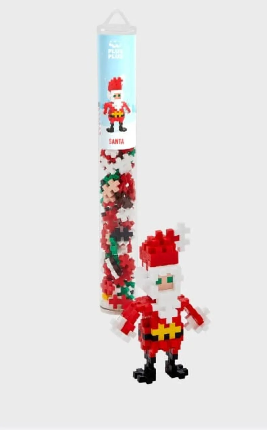 Plus-Plus i rör - Jultomte, 100 st.