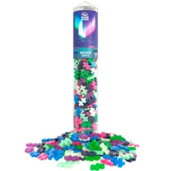 Plus-Plus i rör – Norrskensmix, 240 st.
