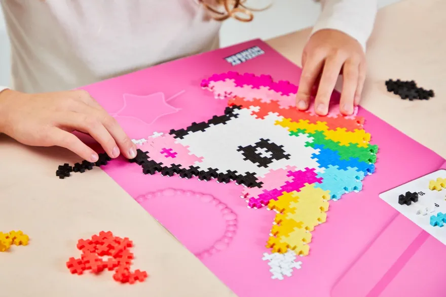Plus-Plus - Puzzle By Number, Enhörning 250 st.