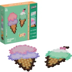 Plus-Plus - Puzzle by Number, Glasstrutar, 250 st.