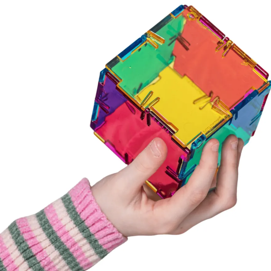 Polydron-byggpaket Crystal, 48 delar