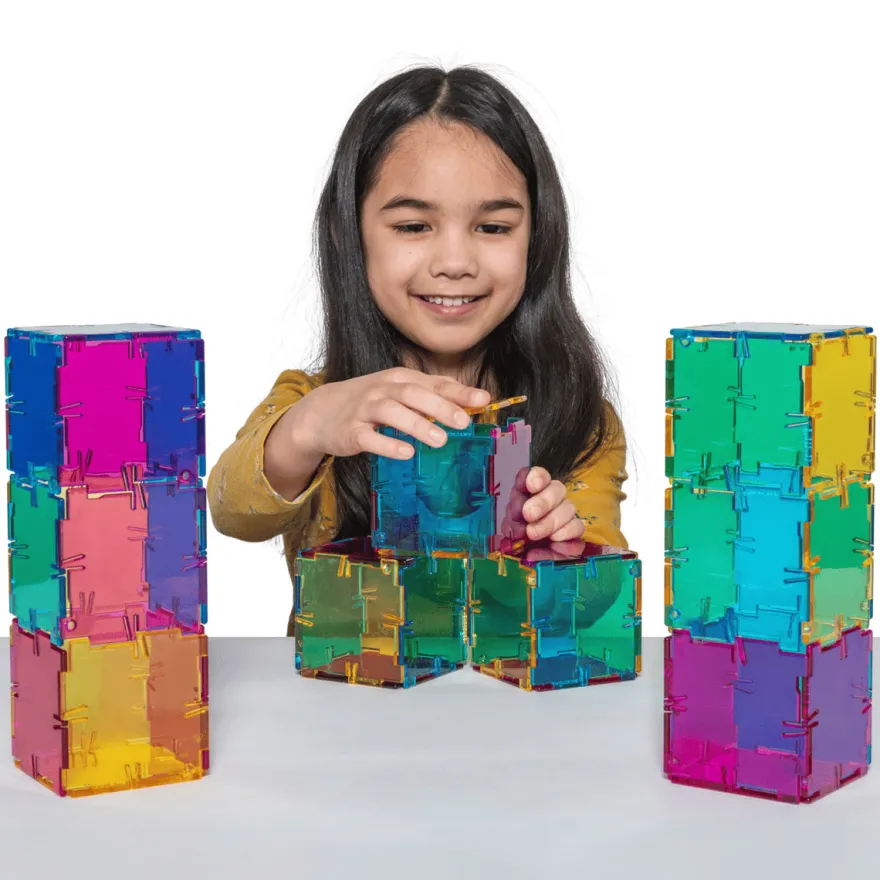 Polydron-byggpaket Crystal, 48 delar