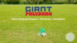 Polydron Large – Dinosaurier, 130 delar