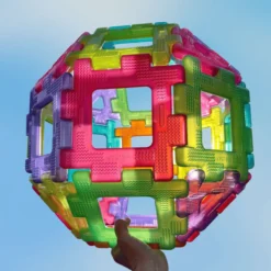 Polydron Large – Transparent, 60 delar