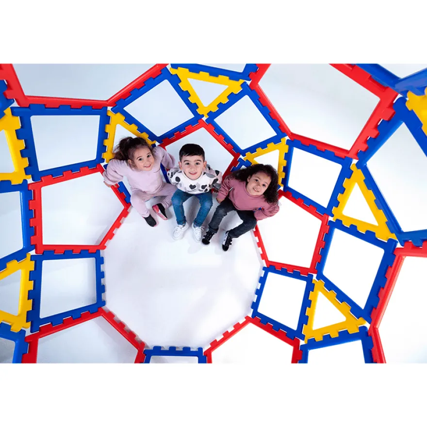 Polydron XL – Kupol, 62 delar