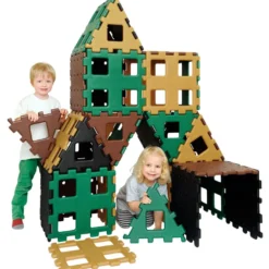 Polydron XL - Natur, 36 delar