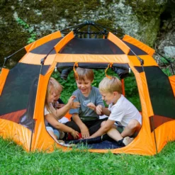 Pop-up myshörna Ø178 cm – Orange
