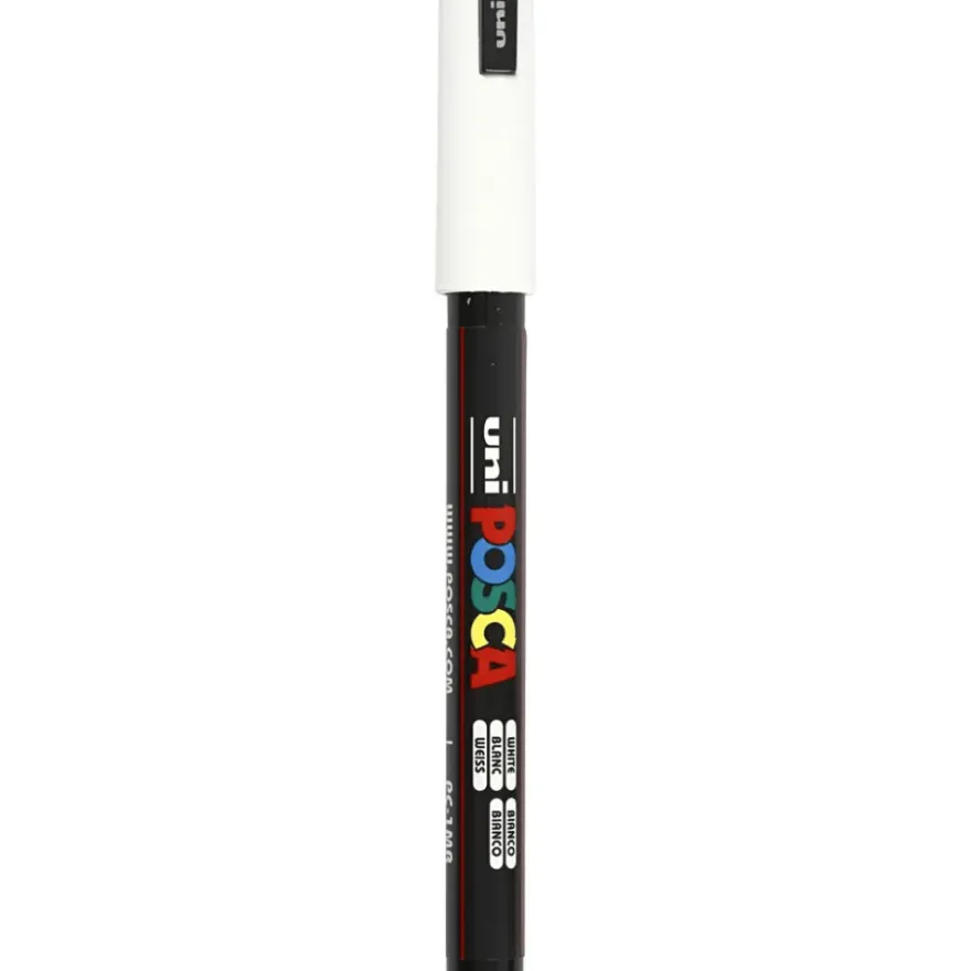 Posca-tuschpenna PC-1MR - Vit, 1 st.
