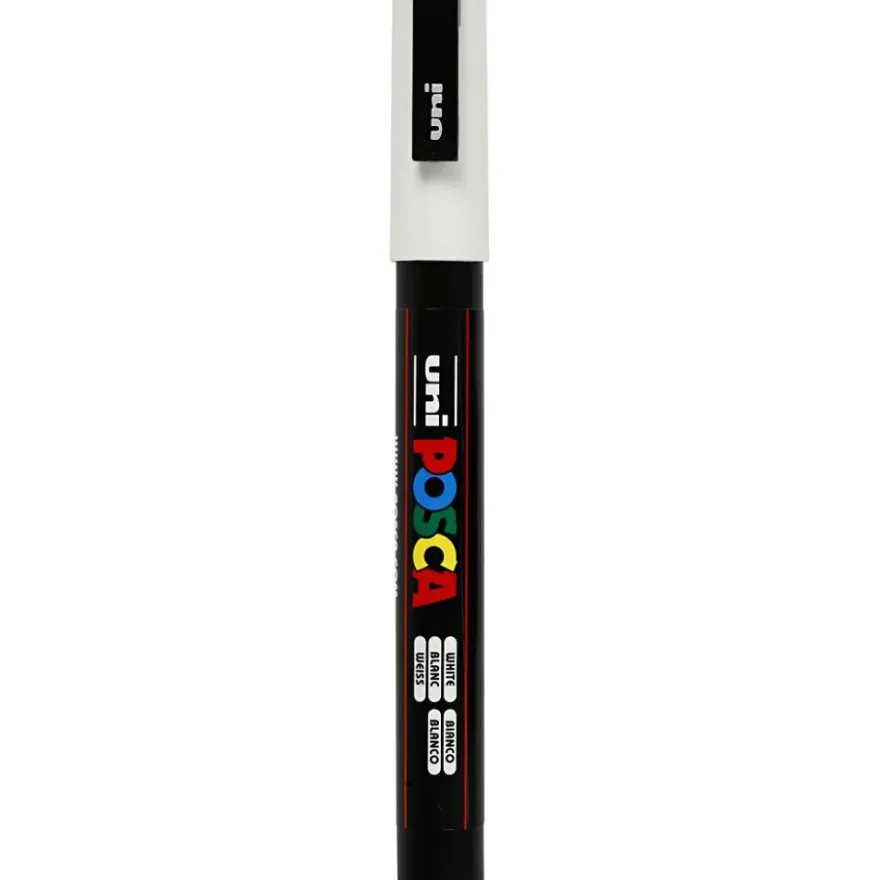 Posca-tuschpenna PC-3M - Vit, 1 st.