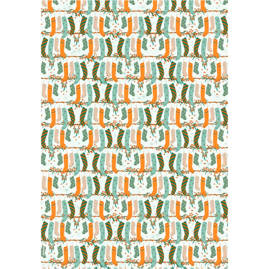 Presentpapper i bokform - Cozy Christmas
