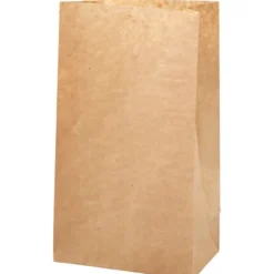 Presentpåsar 15 x 27 cm - Brun, 100 st.