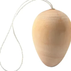 Påskägg av trä att hänga upp, 15 st.