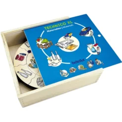 Pussel i ask – Material, 5 st.
