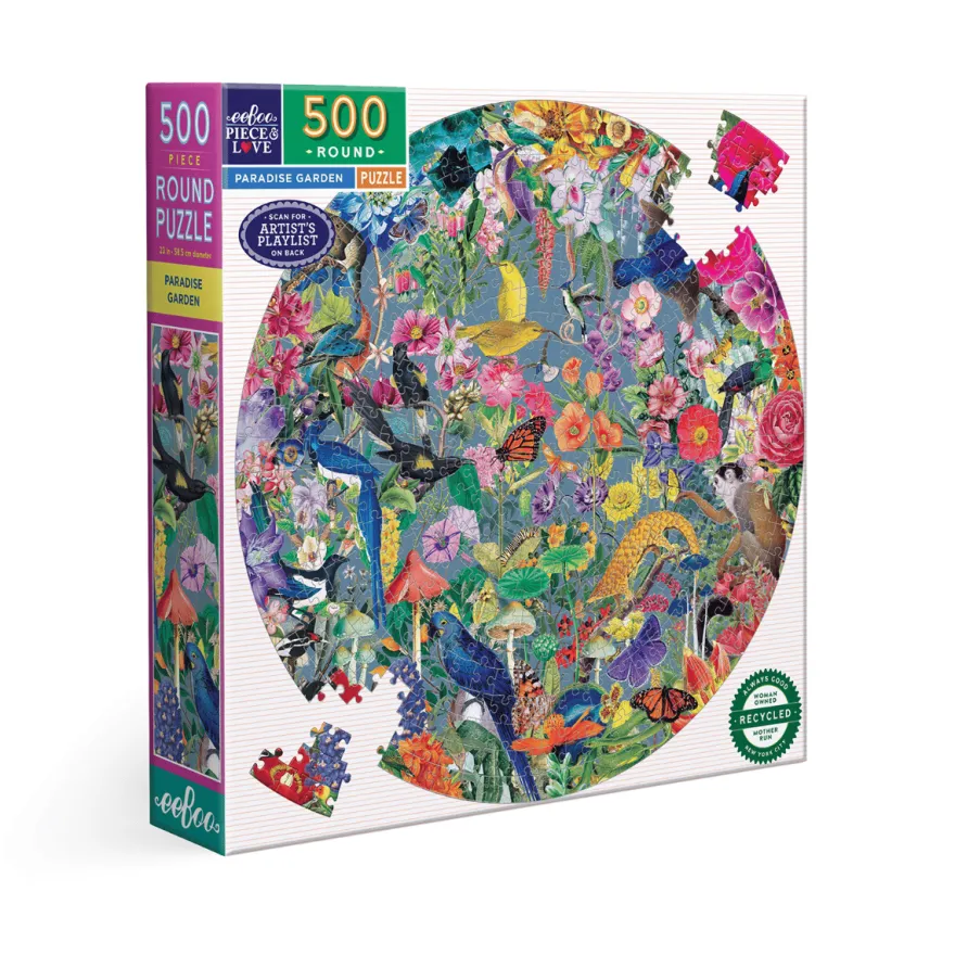 Pussel med 500 bitar – Paradise Garden
