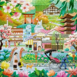 Pussel med 1.000 bitar – Seasons in Kyoto