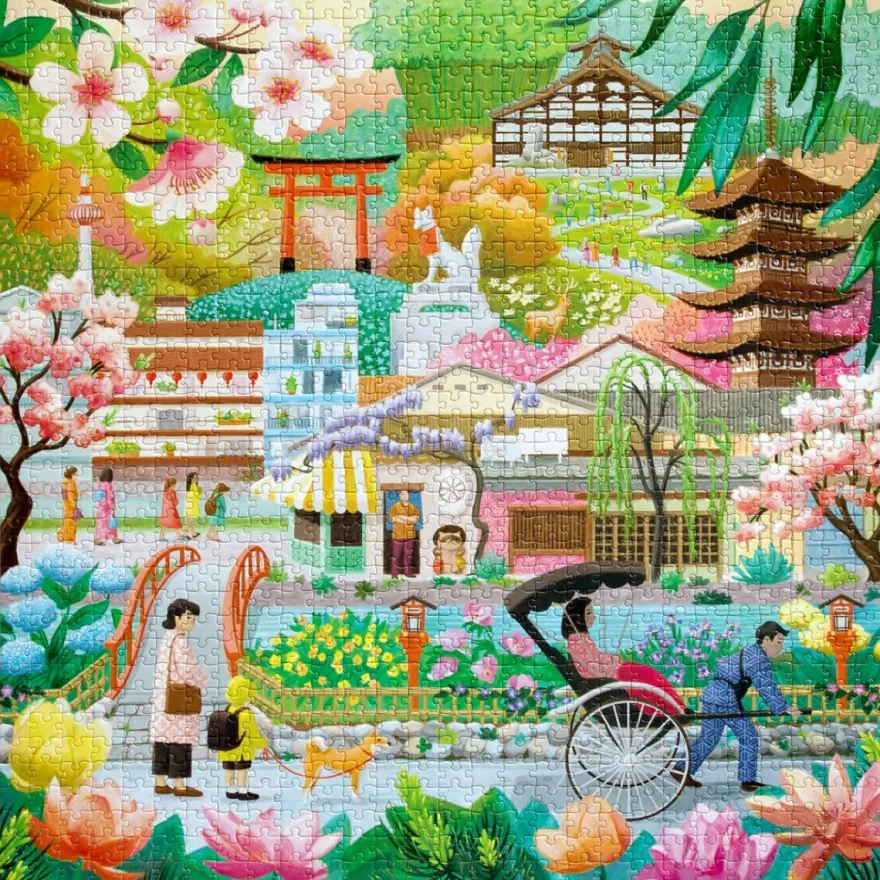 Pussel med 1.000 bitar – Seasons in Kyoto