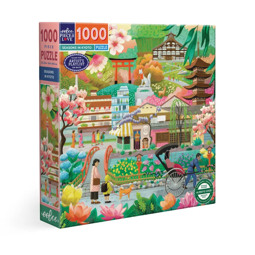 Pussel med 1.000 bitar – Seasons in Kyoto