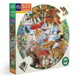 Pussel med 500 bitar - Svampar & fjärilar