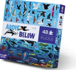 Pussel med 48 bitar - Över/Under - Himmel & hav