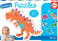 Pussel med dinosaurier - från 2 år