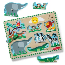 Pussel med ljud - Zoo
