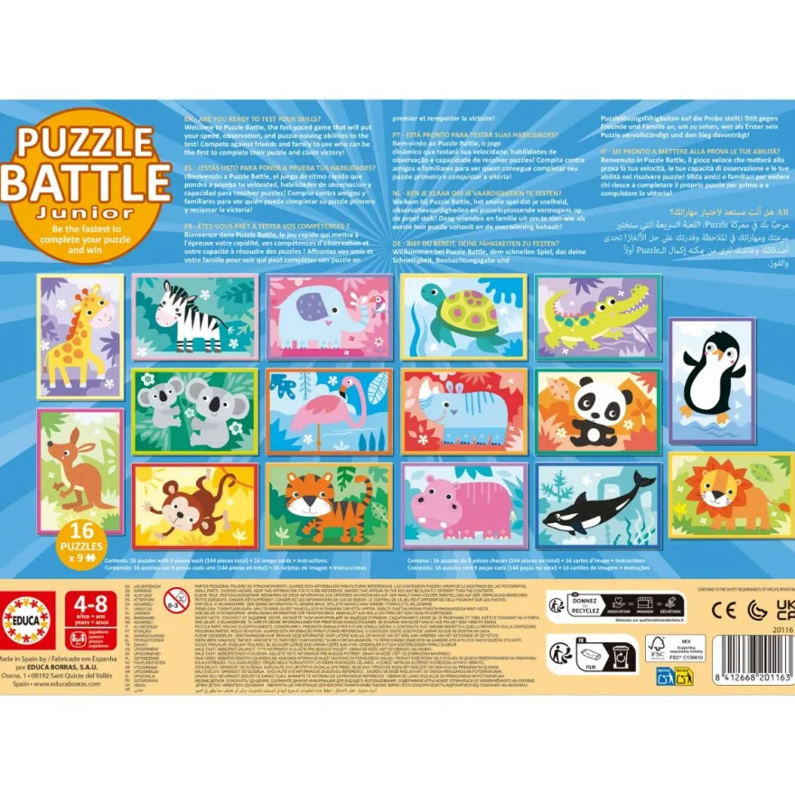 Puzzle Battle Junior - Djur