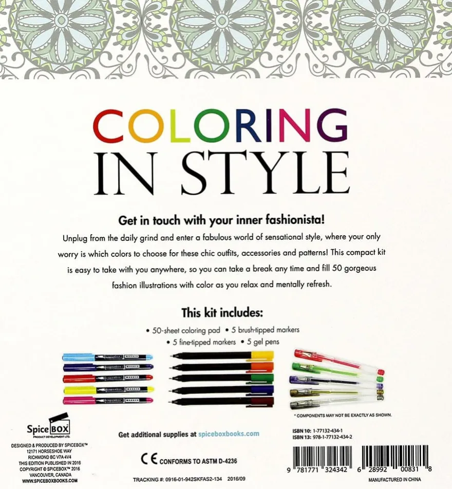 Pysselpaket – Coloring in Style