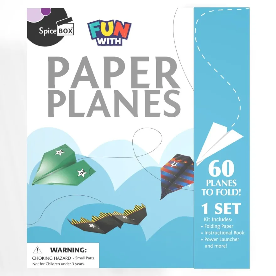 Pysselpaket – Gör pappersflygplan