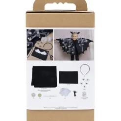 Pysselpaket, Halloween - Fladdermuscape & diadem
