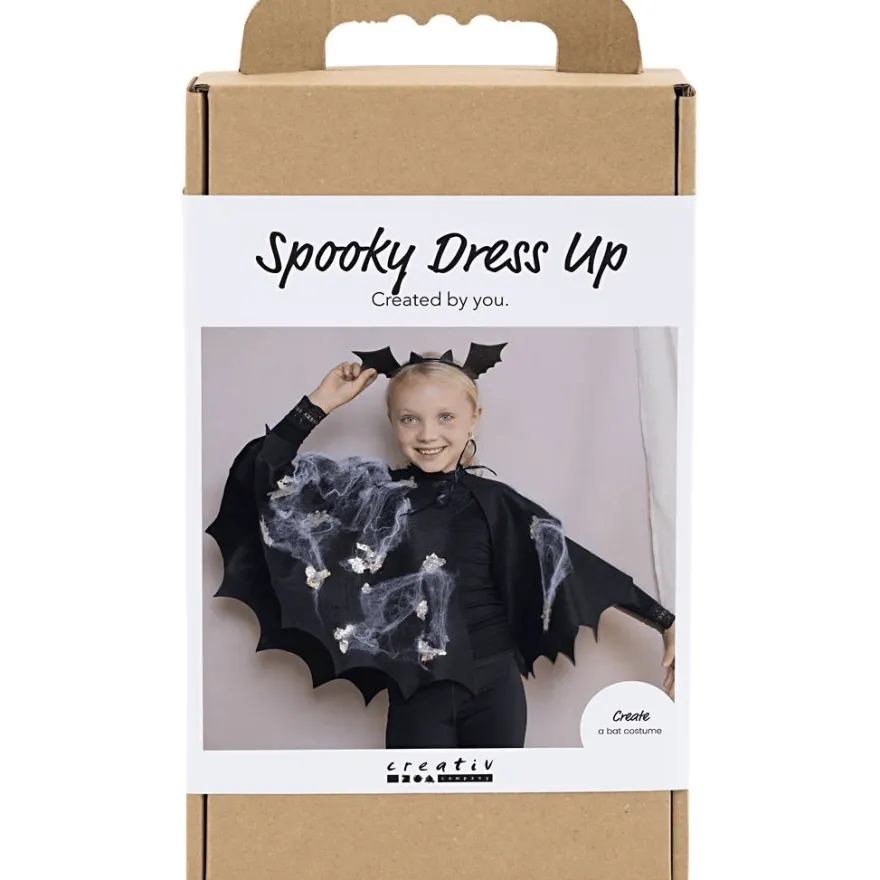 Pysselpaket, Halloween - Fladdermuscape & diadem