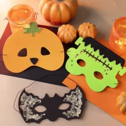 Pysselpaket, Halloween - Gör masker