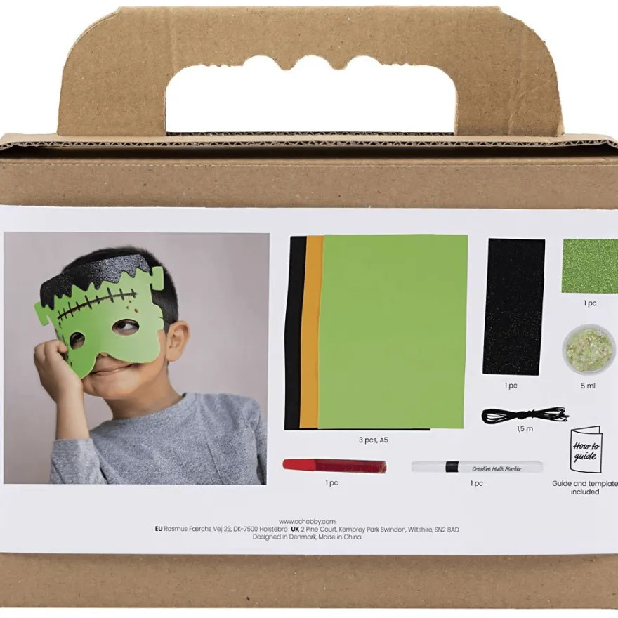 Pysselpaket, Halloween - Gör masker