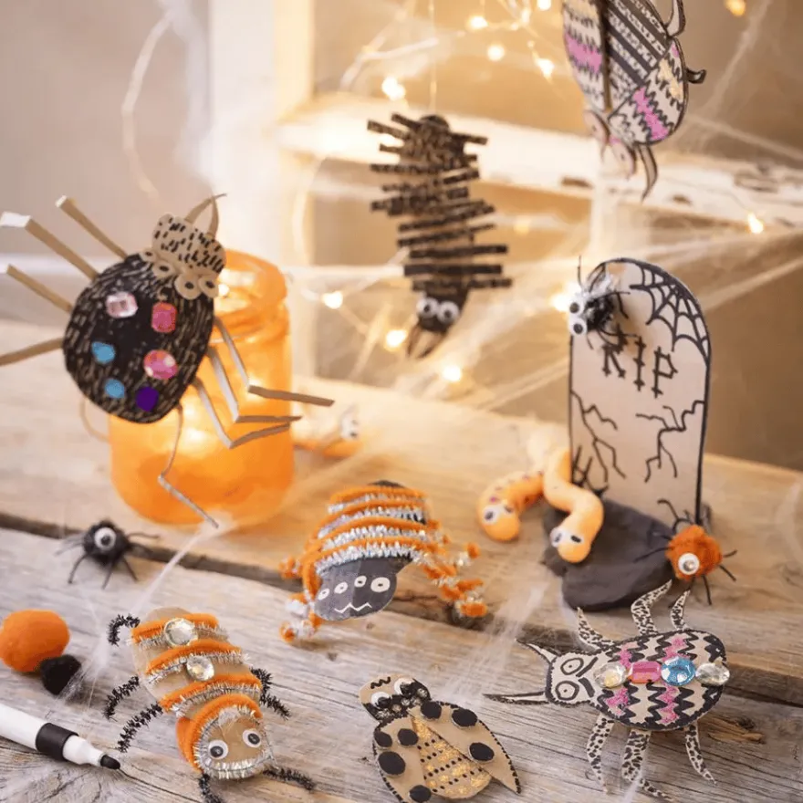 Pysselpaket, Halloween - Småkryp