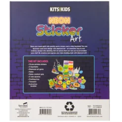 Pysselpaket – Neon Sticker Art