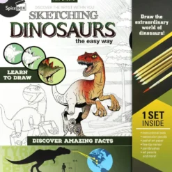 Pysselpaket – Sketching Dinosaurs