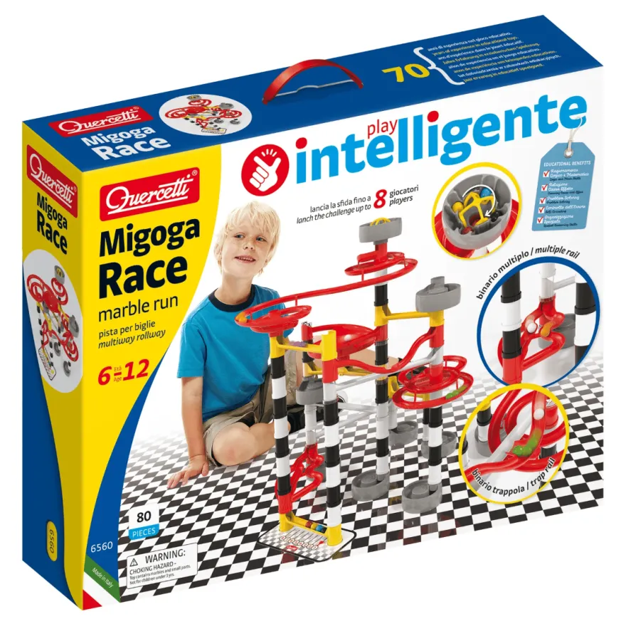 Quercetti Migoga Race-kulbana, 80 delar