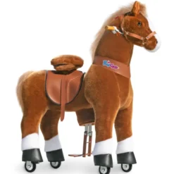 Rid Själv - Häst, ljusbrun, vit mule, M/L