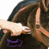 Rid Själv - Häst, mörkbrun, vit mule, Small
