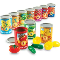 Räkna- och sortera-paket - Burkar