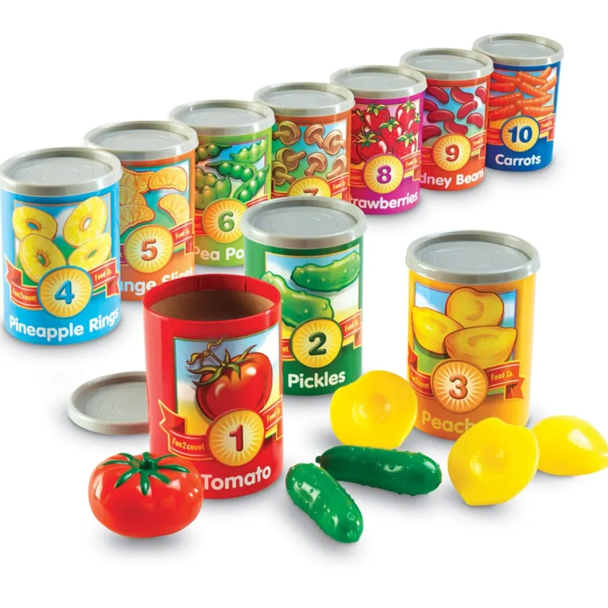 Räkna- och sortera-paket - Burkar