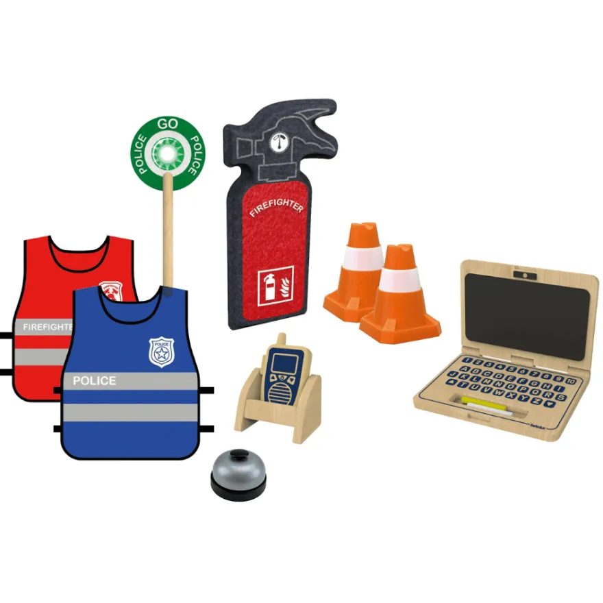 Rollekpaket - Brandstation & polisstation