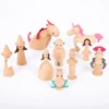 Sagofigurer - Träfigurer, 10 st.